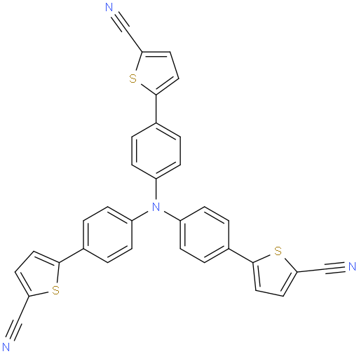 5,5',5''-(次氮基三(苯-4,1-二基)三(噻吩-2-甲腈)