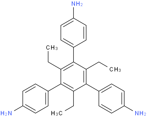 5 '-(4-氨基苯基)-2 ',4 ',6 '-三乙基-[1,1':3 ',1 ' '-三联苯]-4,4 ' '-二胺