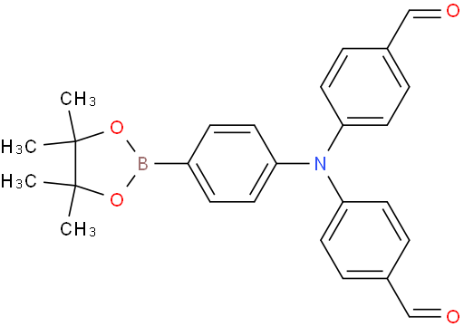 4,4'-((4-(4,4,5,5-四甲基-1,3,2-二氧杂硼杂环戊烷-2-基)苯基)氮杂二基)二苯甲醛