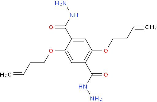 1,4-Benzenedicarboxylic acid, 2,5-bis(3-buten-1-yloxy)-, 1,4-dihydrazide